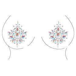 Le Désir Bliss Strass autocollants tétons Dazzling Nipple Bling